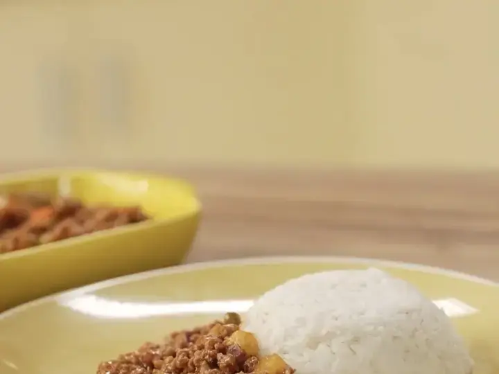 Pork Giniling with Mixed Veggies