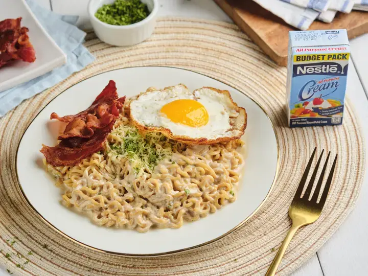 Instant Creamy Carbonara