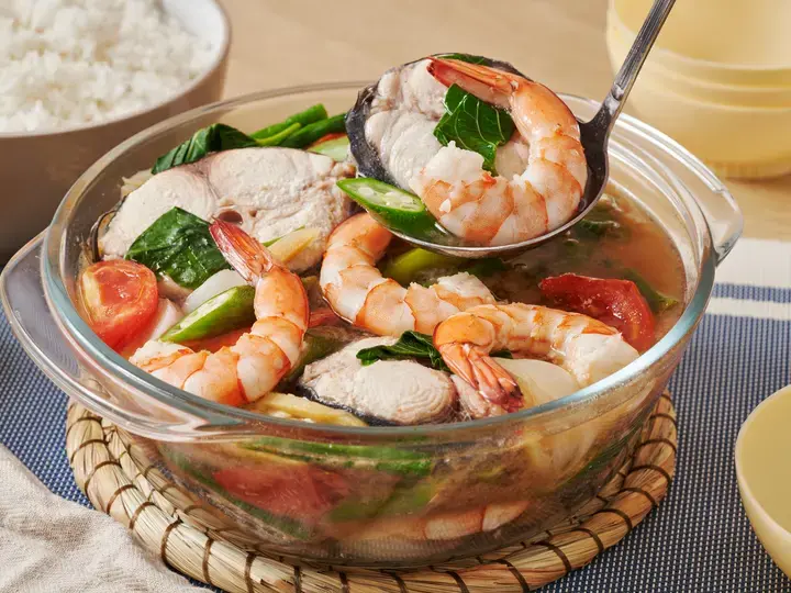 Fish and Shrimp Sinigang
