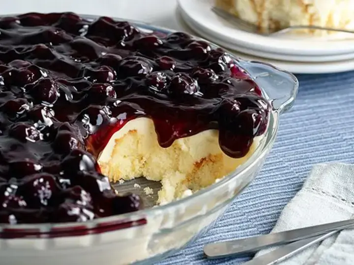 Easy Blueberry Cheesecake