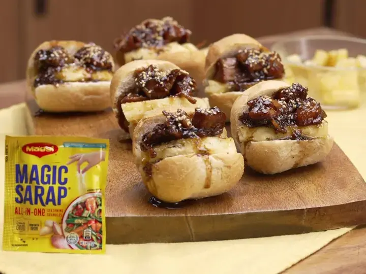 Christmas Pork Hamonado Slider