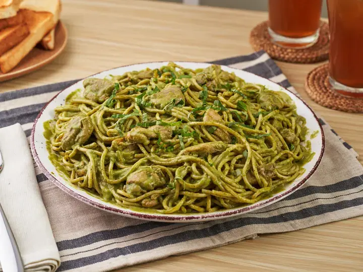 Chicken Pesto Spaghetti
