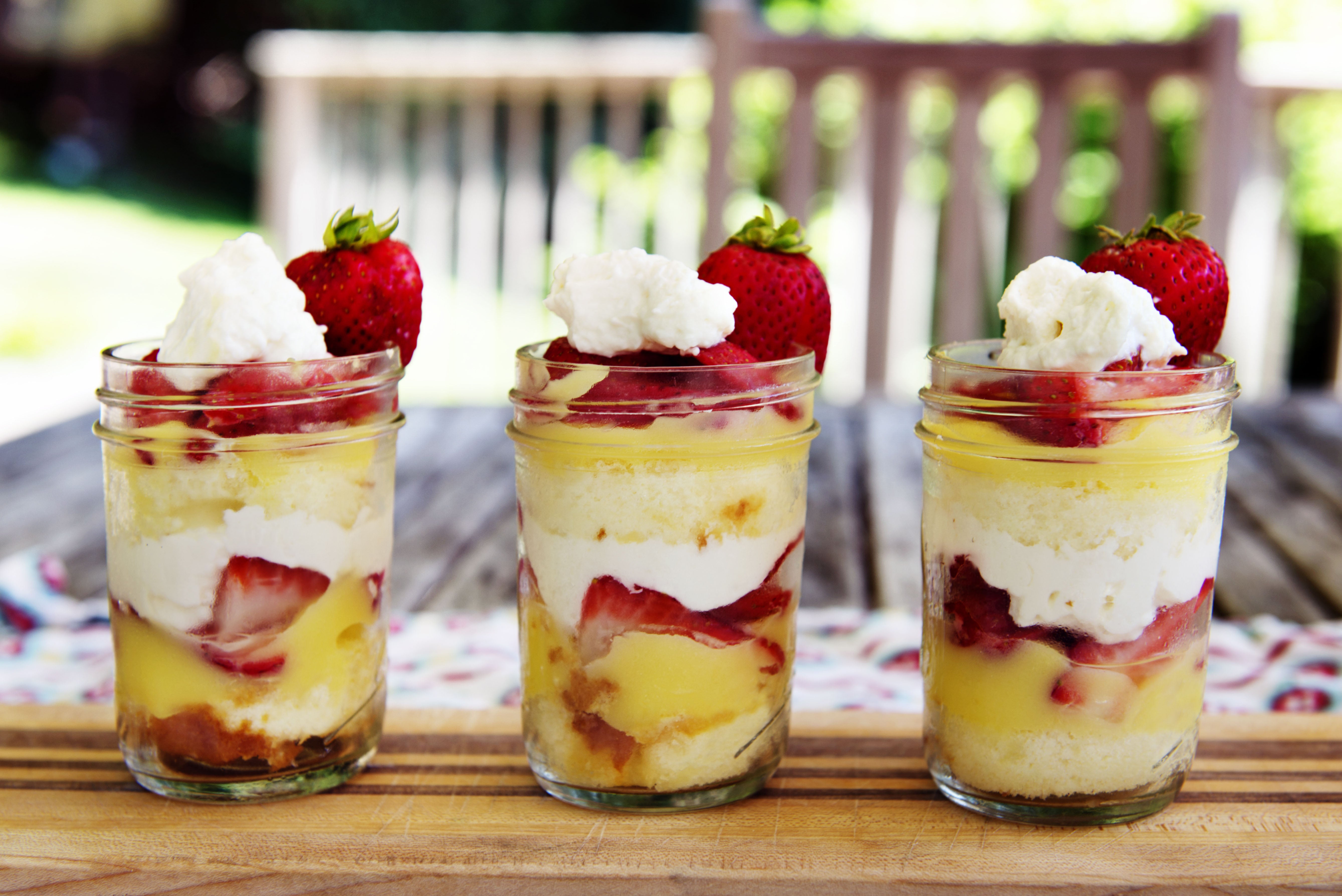 Strawberry-Orange Trifle