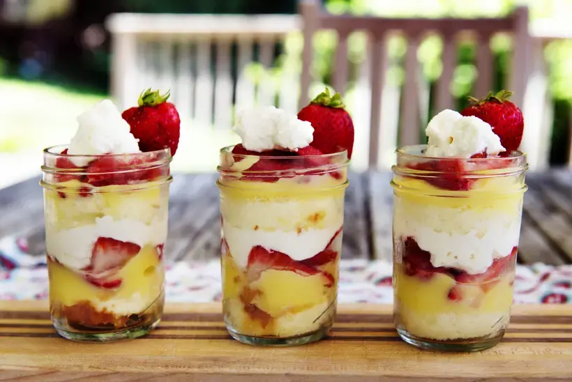 Strawberry-Orange Trifle