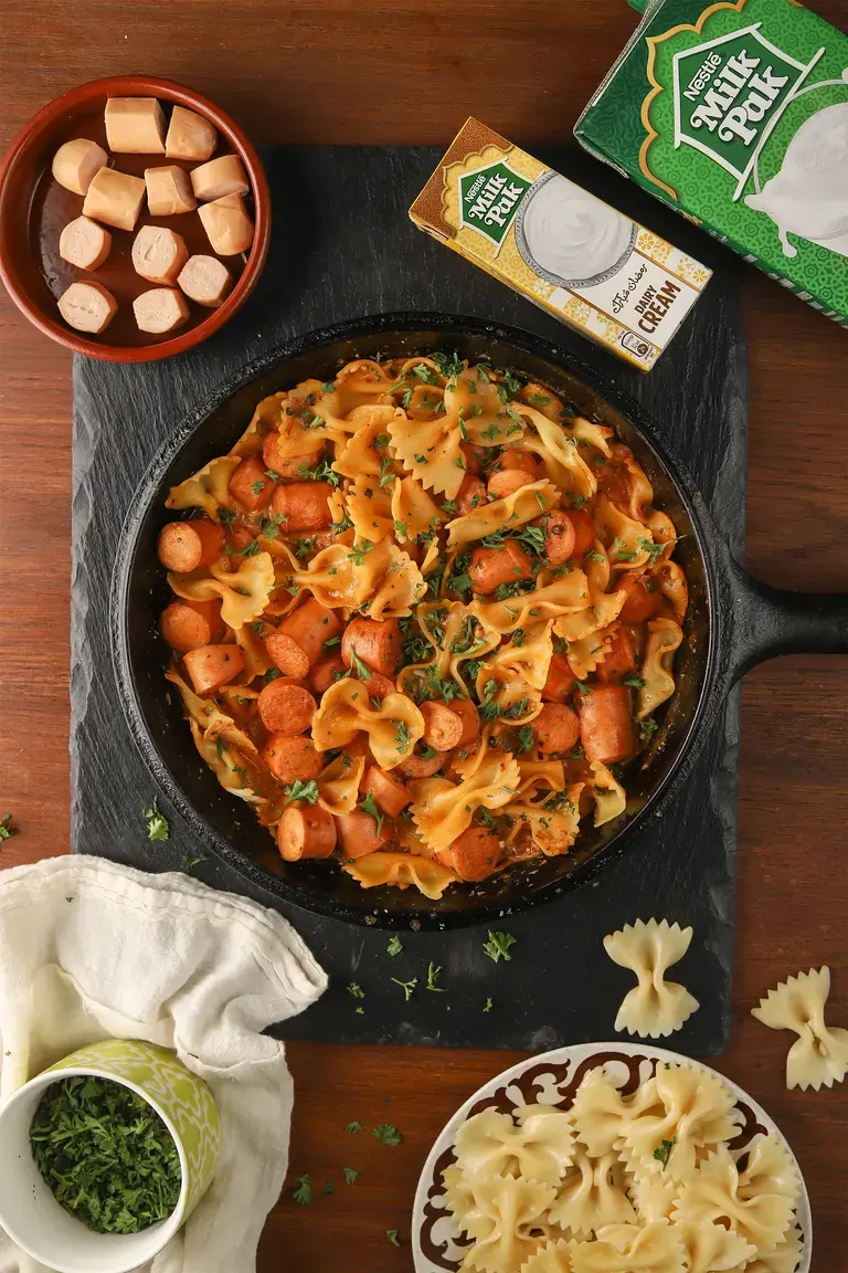 cheesy sausage skillet