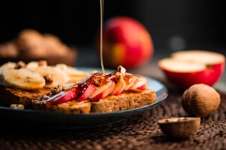 Peanut Butter Apple Toast
