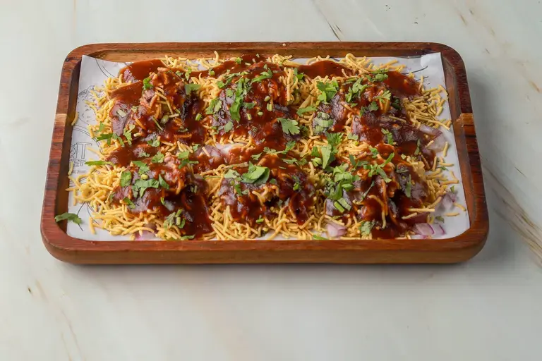 dahi sev puri chaat