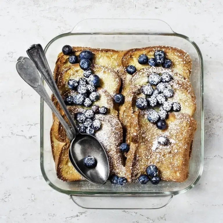blueberries french toast