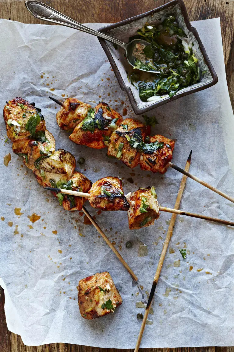 Chicken Boti Skewers