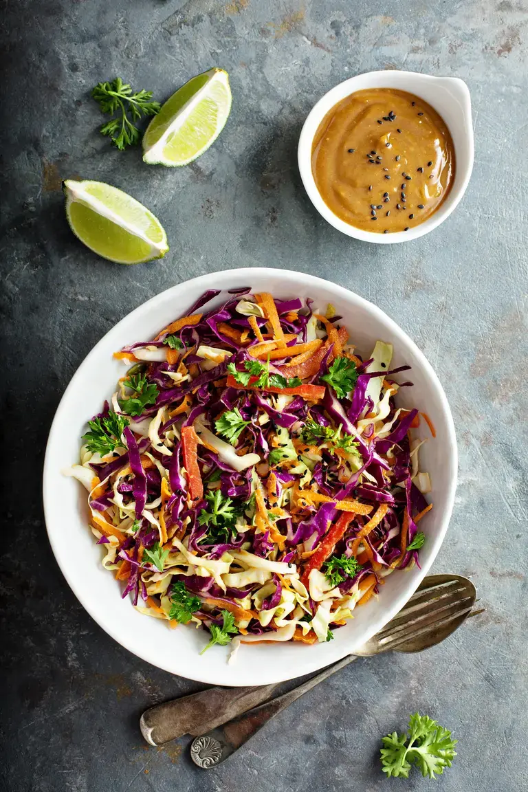 Crispy Thai Cabbage salad