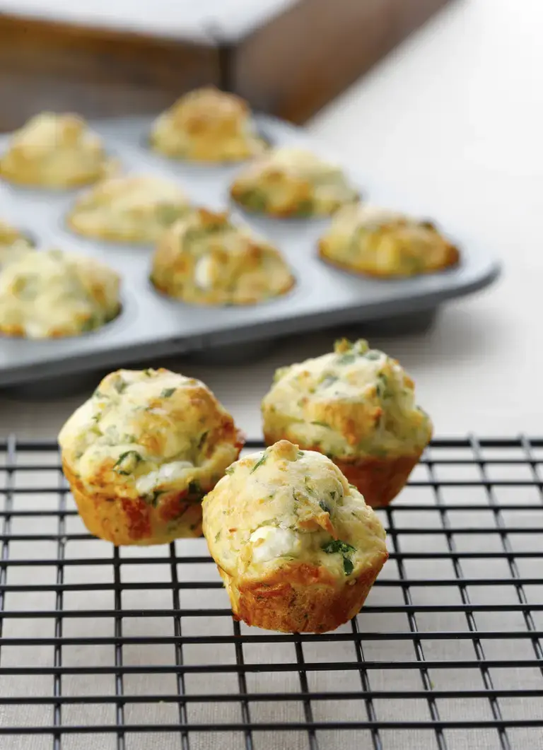spinach and feta muffins
