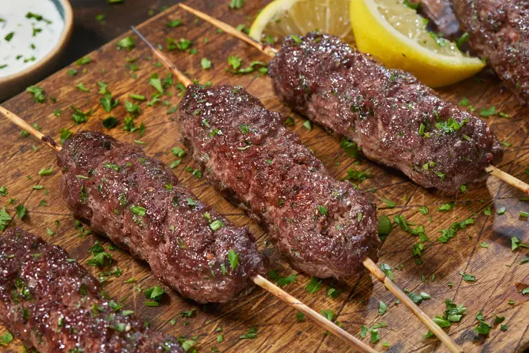 Chicken Kafta Kebabs