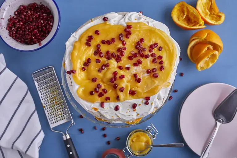 Winter Citrus Pavlova
