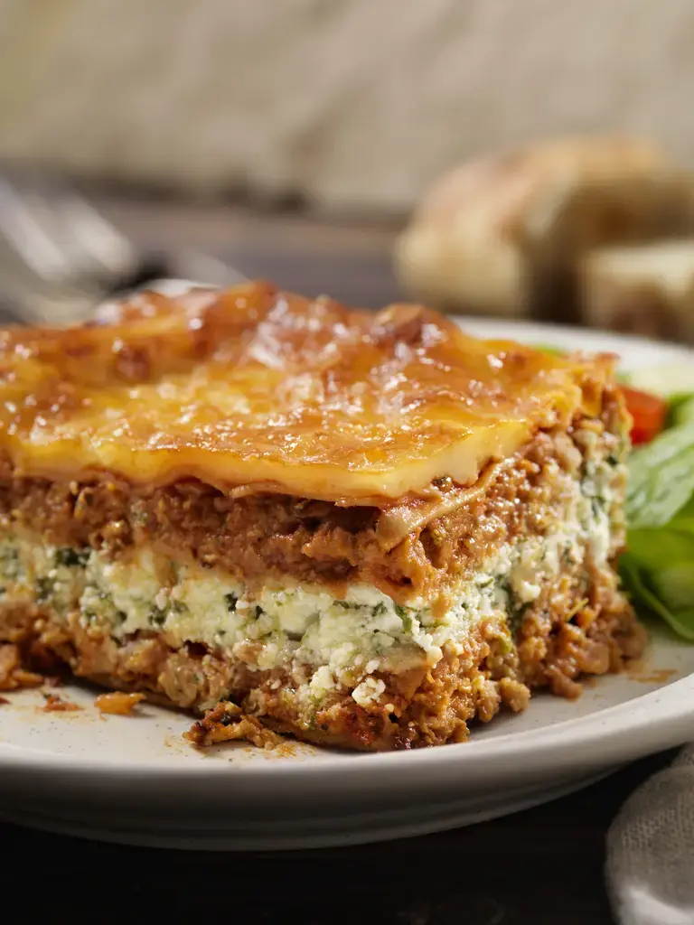 Low-Carb Ground Beef Lasagna