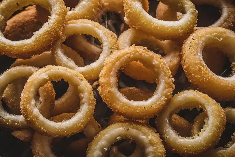 crispy onion rings