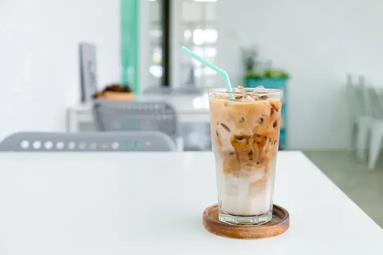Milk Over Coffee Ice Cubes​