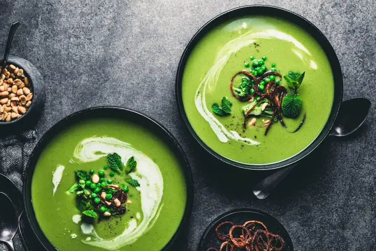 pea and mint soup