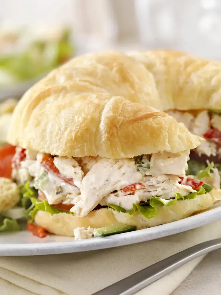 chicken croissant sandwich