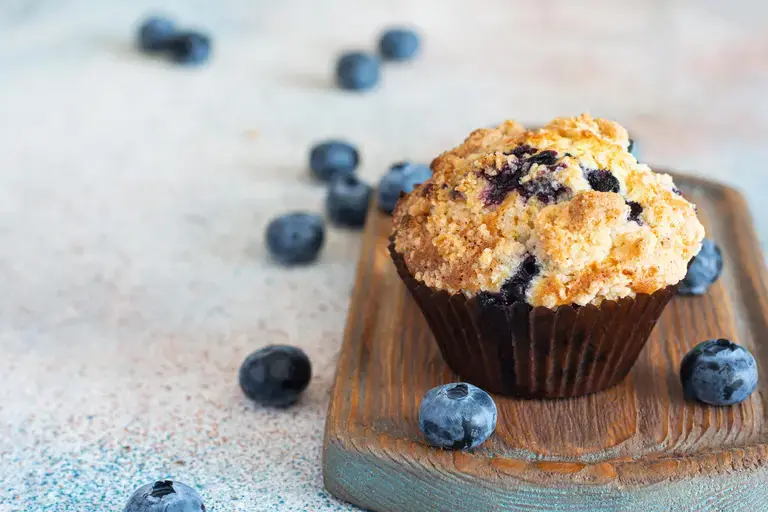 Healthy Blueberry Muffin