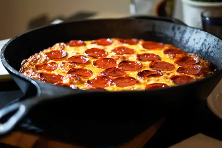 pepperoni pan pizza