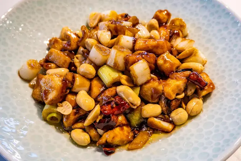 Peanut chicken stir fry