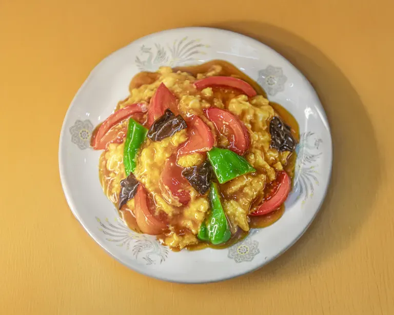 Chinese tomato and egg stir fry