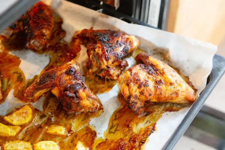 Air Fryer Spicy BBQ Chicken Wings