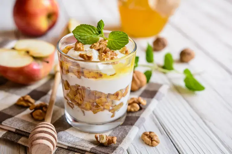 Cinnamon Cream Apple Parfait