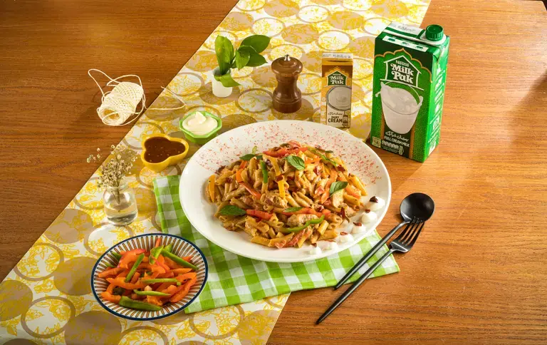 Creamy Chicken Fajita Pasta