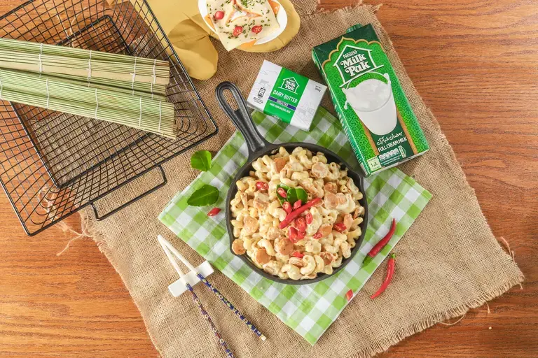 Mac &amp; Cheese with Sausages