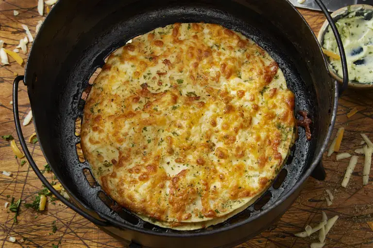 Air fried quesadilla