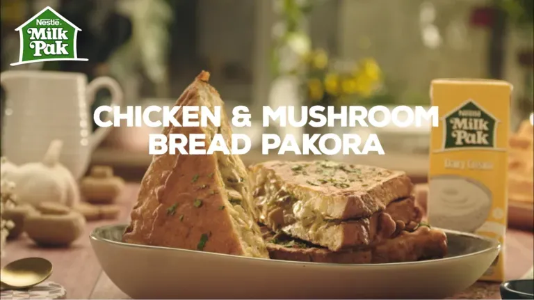 Chicken and Mushroom Bread Pakora
