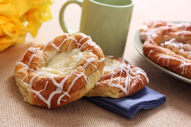 Danish Pastry with Cream Cheese Filling