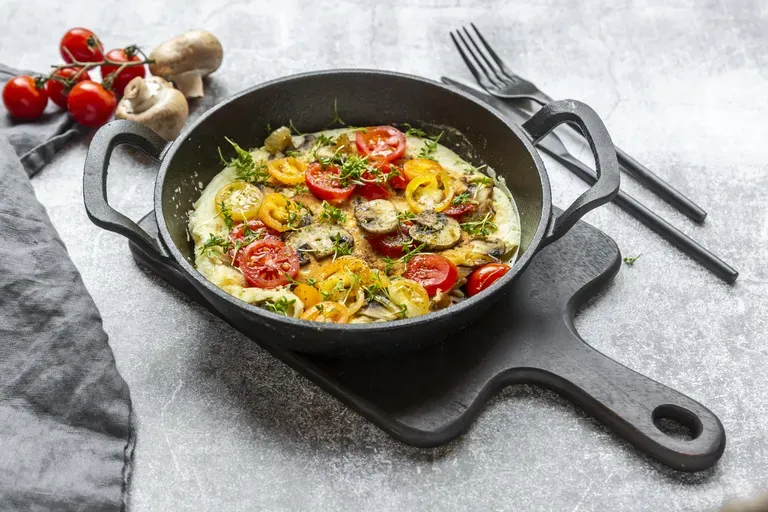 frittata with vegetables