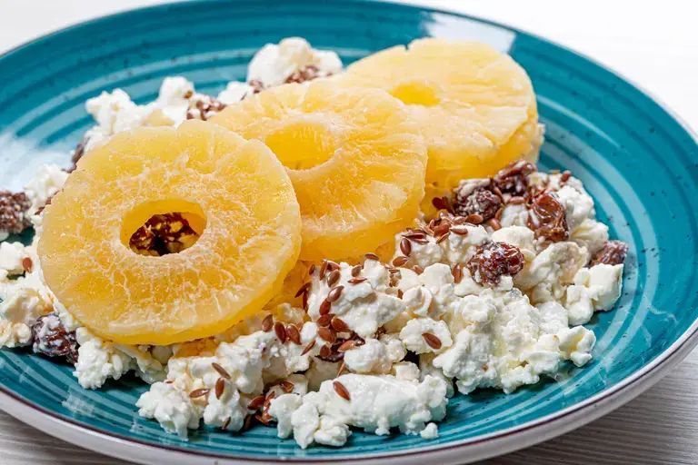 cottage cheese with pineapple