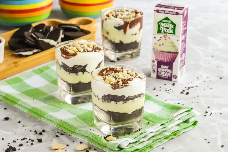 Cookies and Cream Custard cups