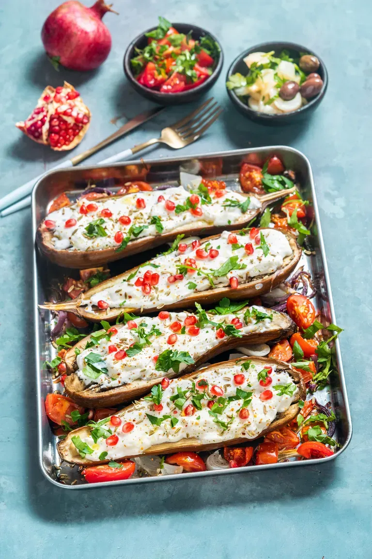 stuffed eggplant