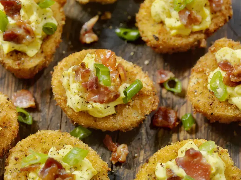 Fried Deviled Eggs