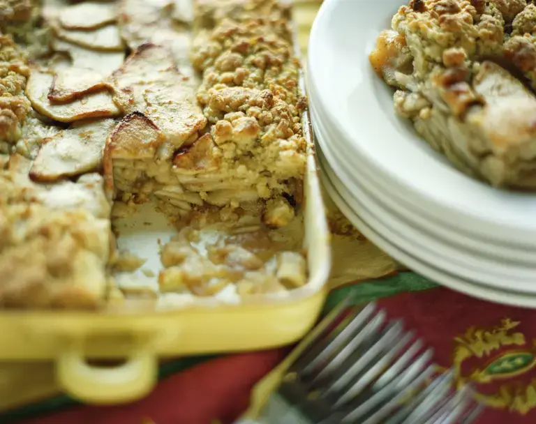 Sheet Pan Apple Crisp