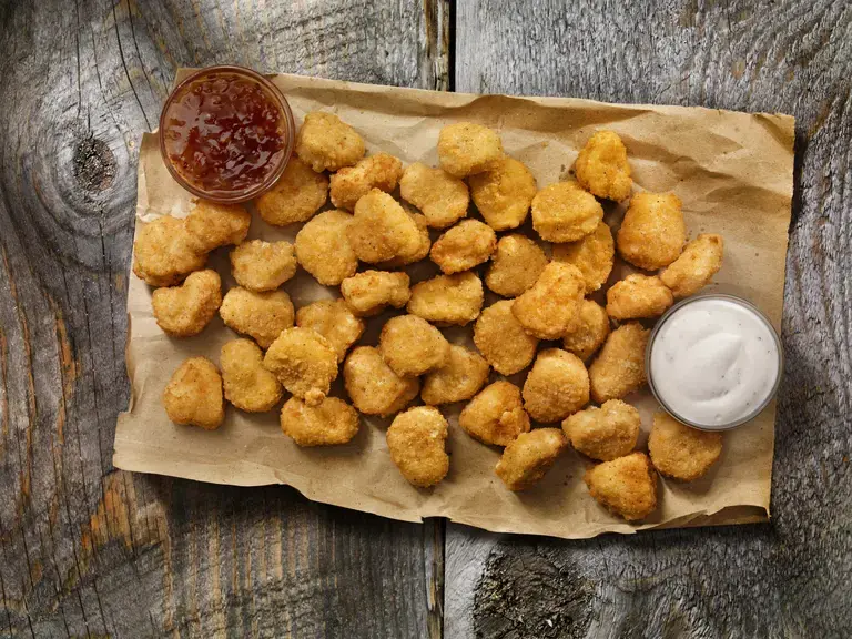 Oven-Baked Chicken Popcorn