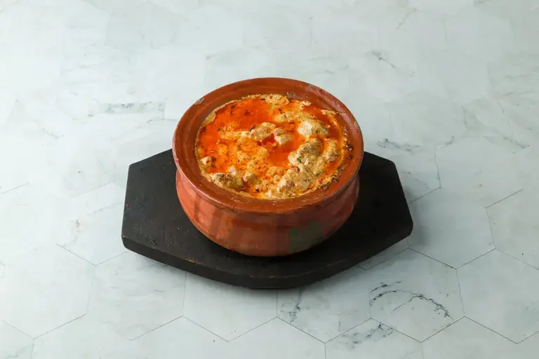 boneless achari handi