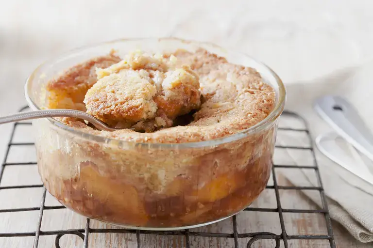 peach cobbler