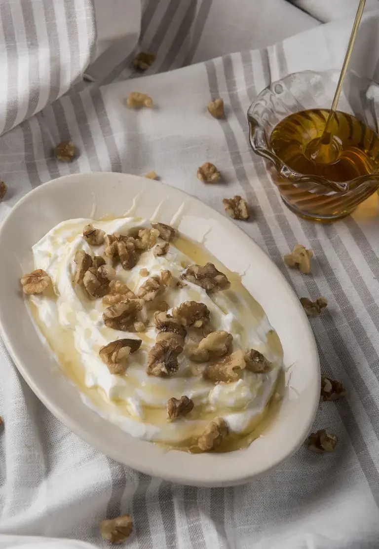 yogurt with honey and nuts