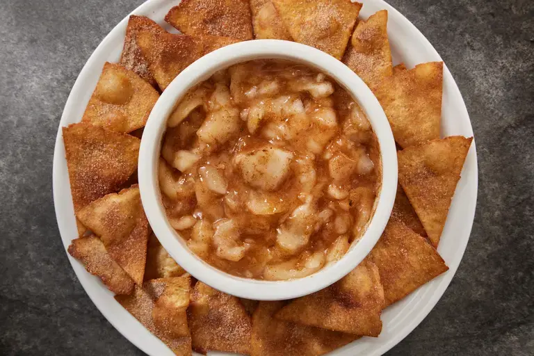 Crunchy Apple Nachos