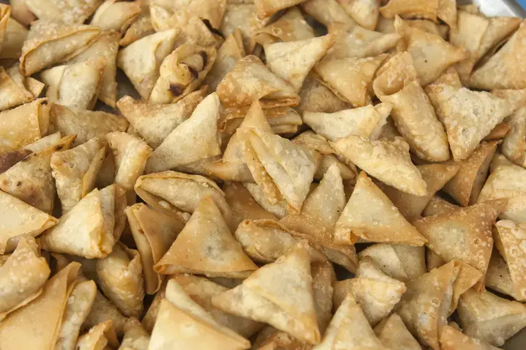malai boti samosa