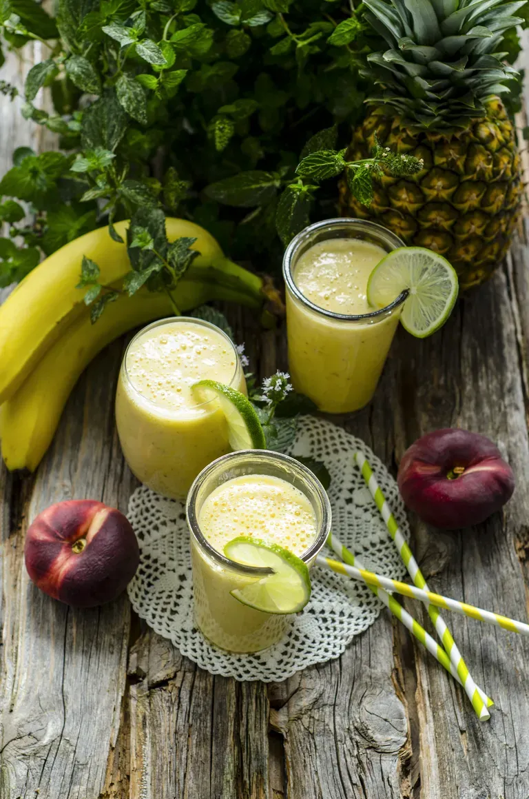 Banana and Pineapple Shake