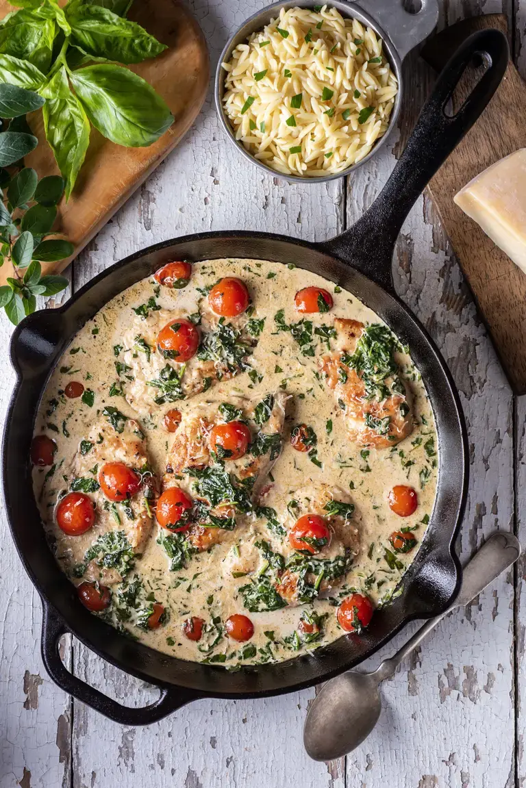 Chicken marry me pasta