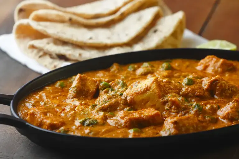 Matar Paneer curry
