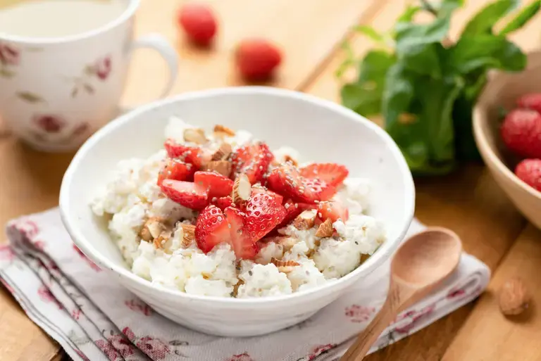 Cottage Cheese and fruit delight