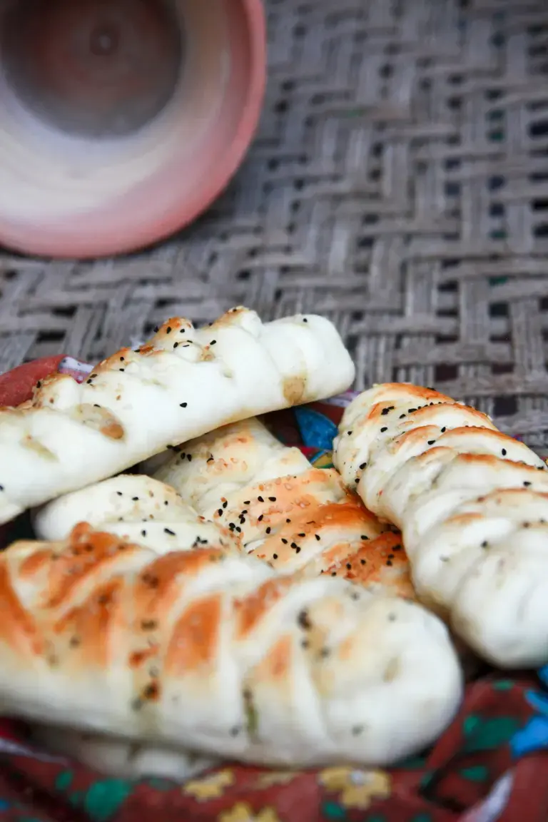 Oven-Baked Chicken-Stuffed Bread